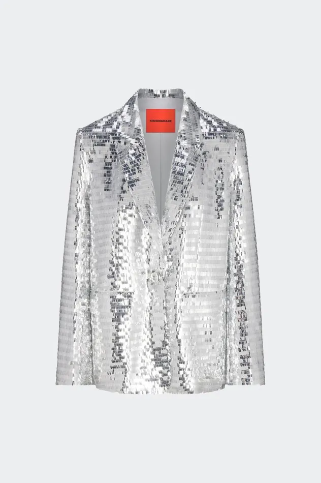 Women Simon Miller Sets Lennox Jacket In Satellite Silver