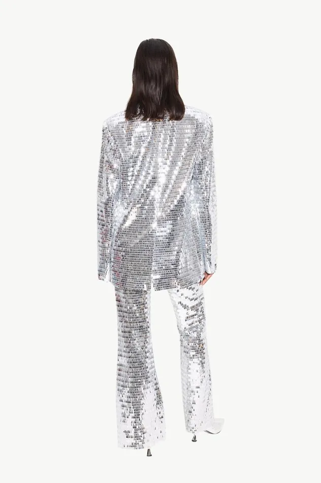 Women Simon Miller Sets Lennox Jacket In Satellite Silver Women Simon Miller Sets Lennox Jacket In Satellite Silver