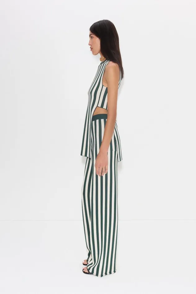 Women Simon Miller Tops Knits By Canoga Top In Gummy GreenEcru