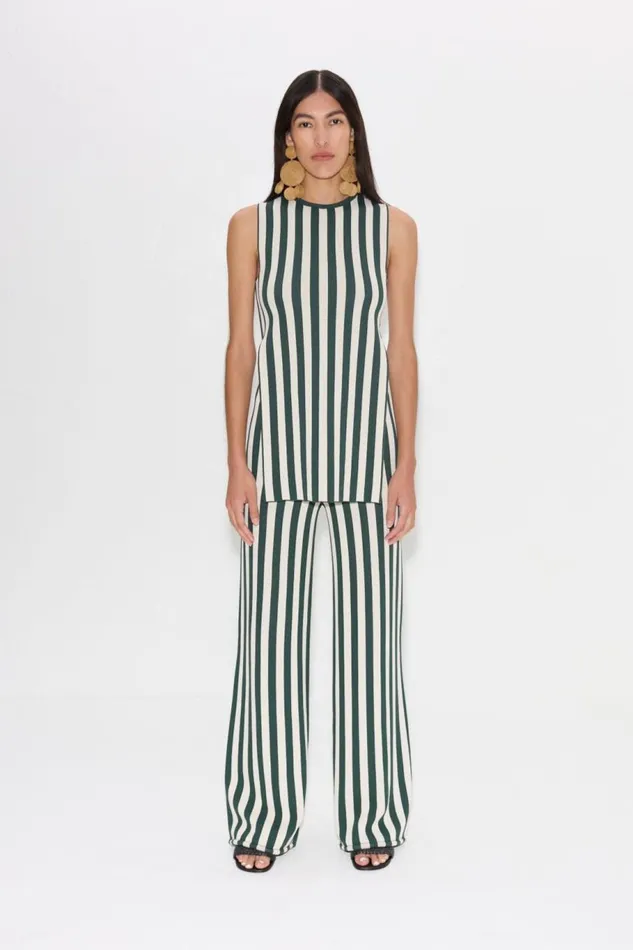 Women Simon Miller Tops Knits By Canoga Top In Gummy GreenEcru