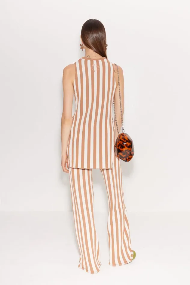 Women Simon Miller Tops Knits By Canoga Top In Tan Stripe Women Simon Miller Tops Knits By Canoga Top In Tan Stripe