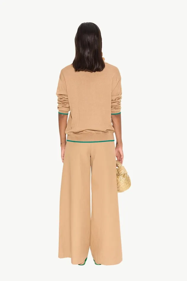 Women Simon Miller Tops Marcel Polo Sweater In Khaki Merino Wool Women Simon Miller Tops Marcel Polo Sweater In Khaki Merino Wool