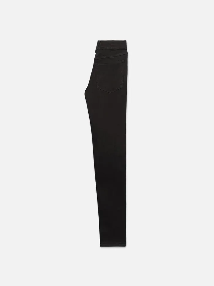 Women Skinny FRAME The Snapped Denim Legging 8212 Black Women Skinny FRAME The Snapped Denim Legging 8212 Black