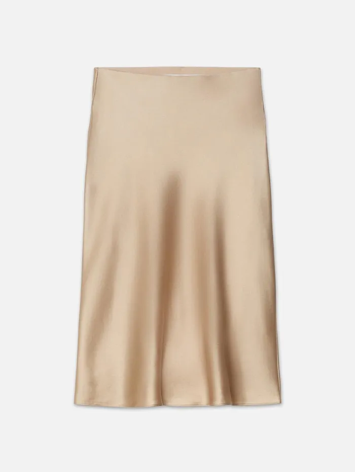 Women Skirts and Shorts FRAME 90039s Bias Skirt 8212 Khaki Tan