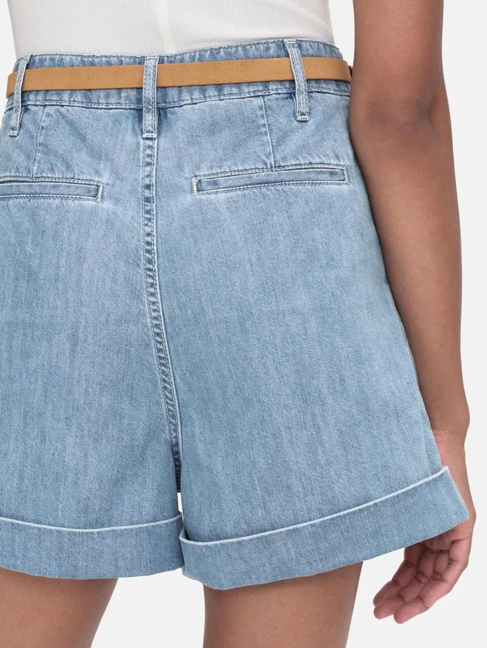 Women Skirts and Shorts FRAME Pleated Wide Cuff Short 8212 Rhythm Women Skirts and Shorts FRAME Pleated Wide Cuff Short 8212 Rhythm