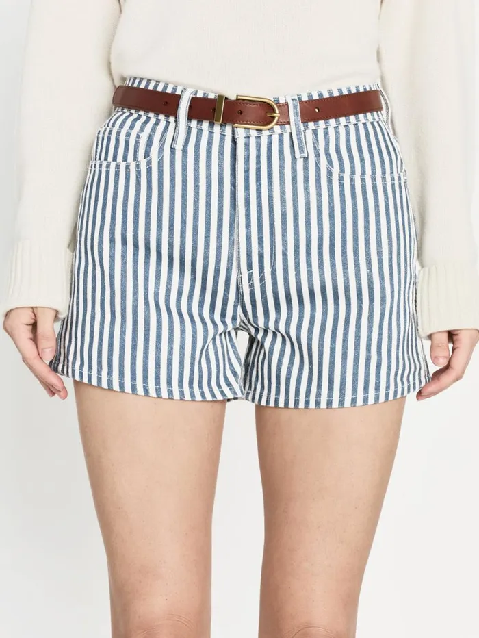 Women Skirts and Shorts FRAME The Vintage Relaxed Short 8212 Seaport Stripe Women Skirts and Shorts FRAME The Vintage Relaxed Short 8212 Seaport Stripe