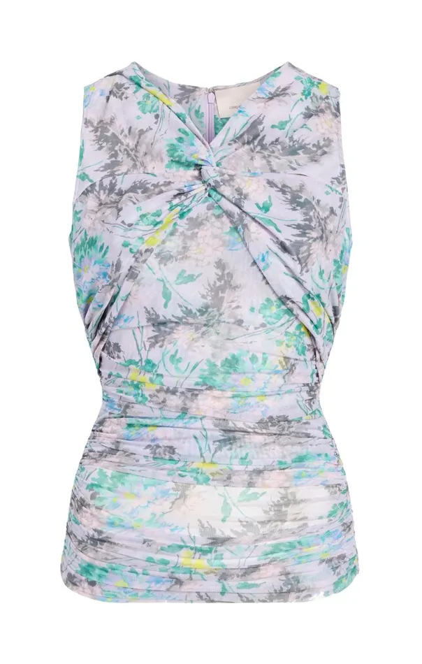 Women Sleeveless Aniya Top Pastelmulti Cinq Sept Tank Tops and Camisoles