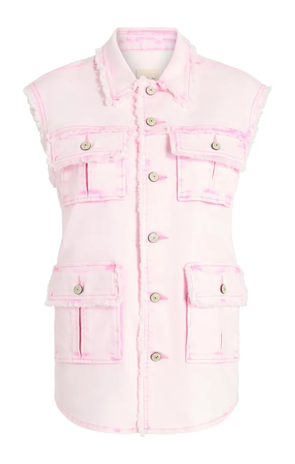 Women Sleeveless Vera Jacket Flamingo Cinq Sept Jackets