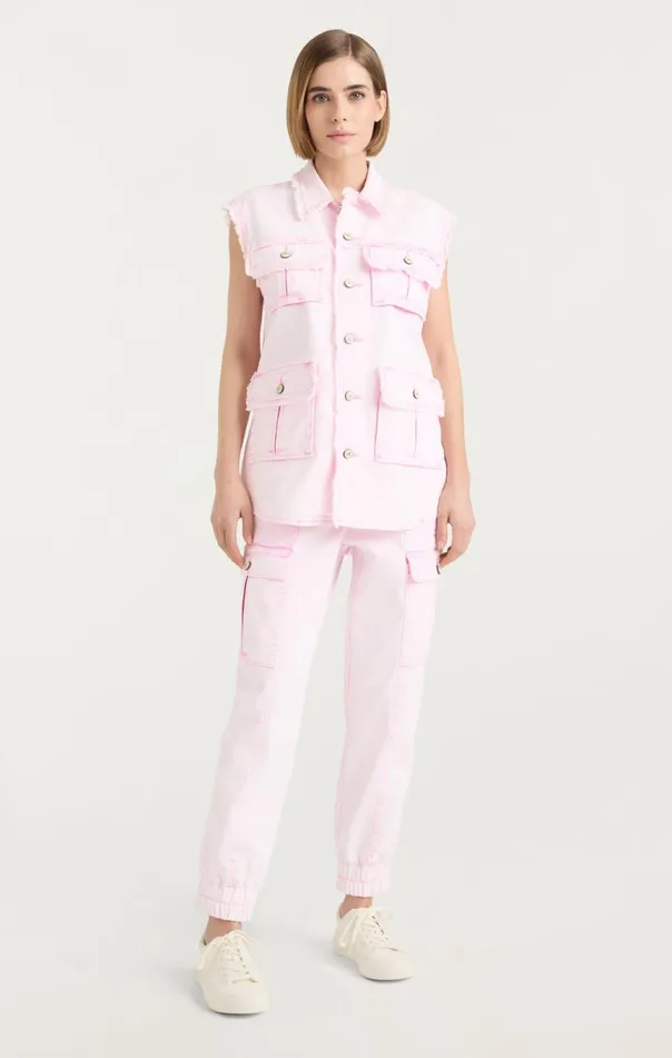 Women Sleeveless Vera Jacket Flamingo Cinq Sept Jackets