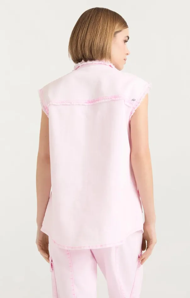 Women Sleeveless Vera Jacket Flamingo Cinq Sept Jackets