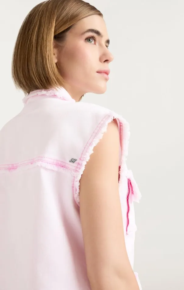 Women Sleeveless Vera Jacket Flamingo Cinq Sept Jackets
