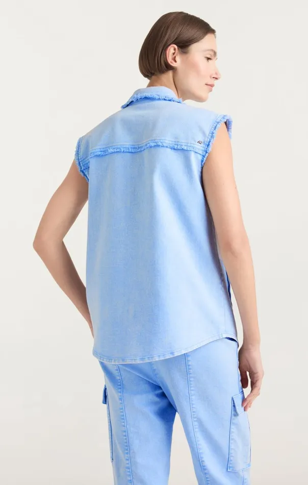 Women Sleeveless Vera Jacket Skylight Cinq Sept Jackets
