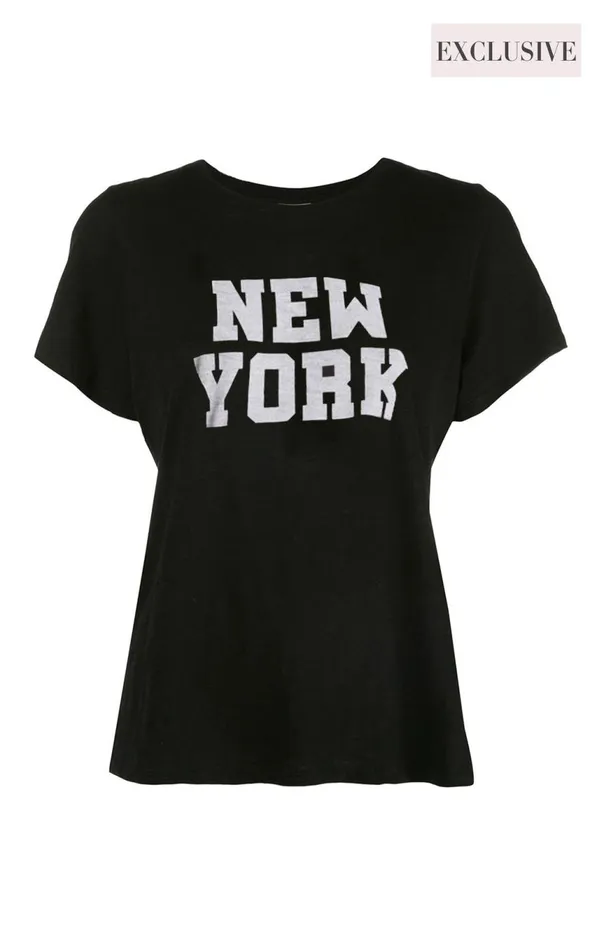Women Soho New York Tee Blackwhite Cinq Sept Tees
