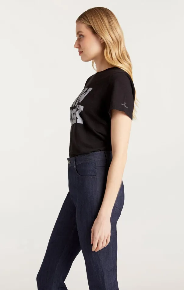 Women Soho New York Tee Blackwhite Cinq Sept Tees