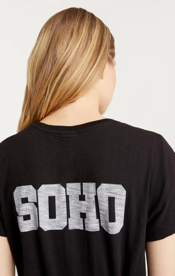 Women Soho New York Tee Blackwhite Cinq Sept Tees