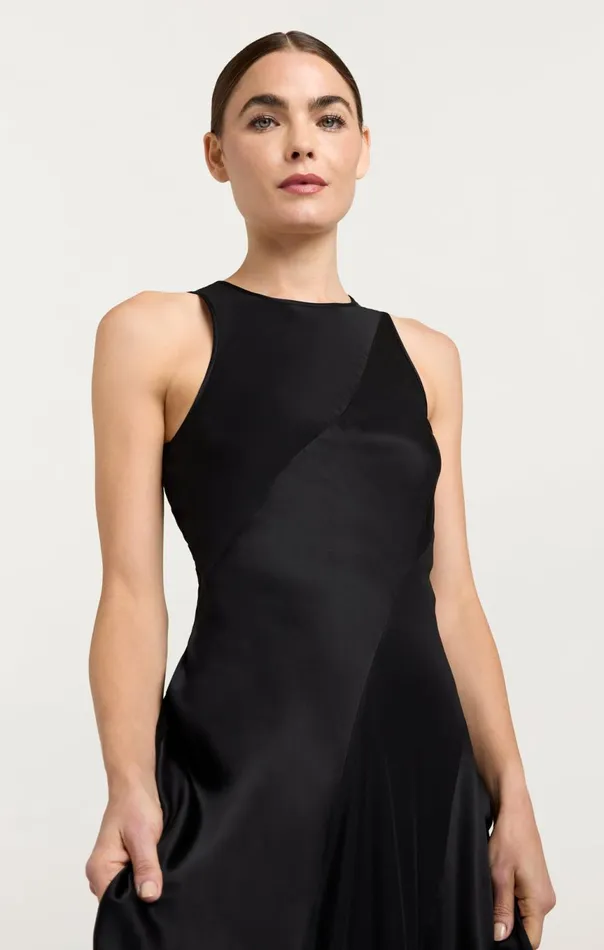 Women Solana Dress Black Cinq Sept Midi