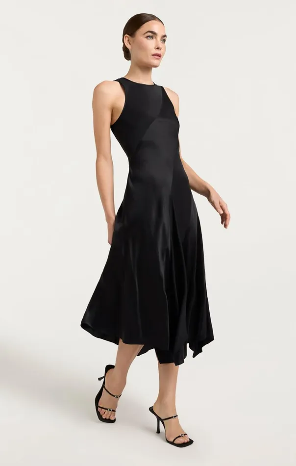 Women Solana Dress Black Cinq Sept Midi
