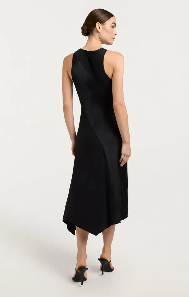 Women Solana Dress Black Cinq Sept Midi
