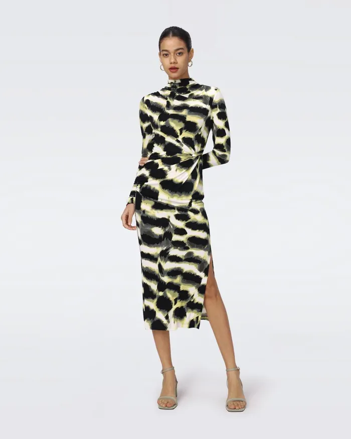Women Sonja Dress Huge Wild Thing Shadow Green DVF Dresses