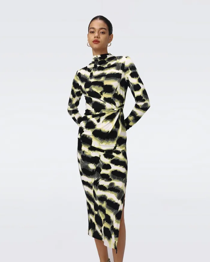 Women Sonja Dress Huge Wild Thing Shadow Green DVF Dresses