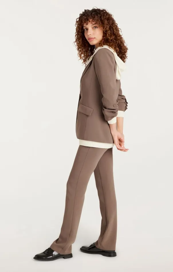 Women Sweater Knit Khloe Blazer Taupeivory Cinq Sept Blazers