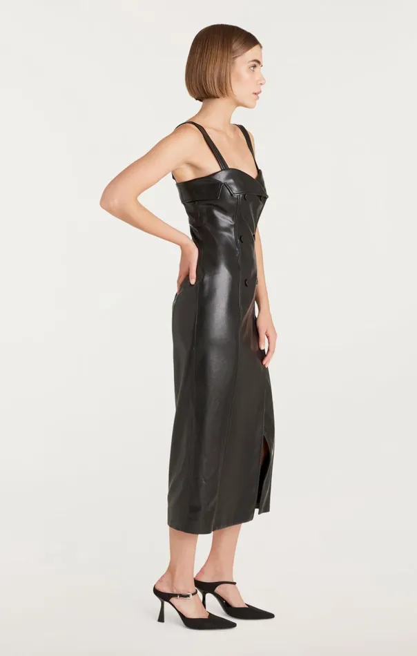 Women Tessa Dress Black Cinq Sept Midi