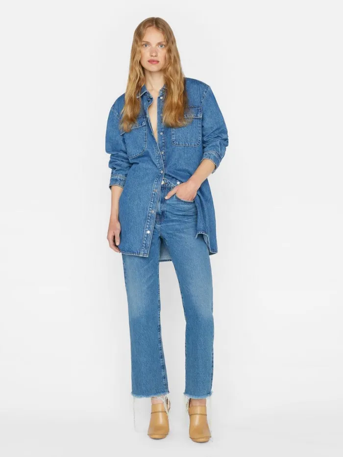 Women Tops and Blouses FRAME A Line Shirt Dress 8212 Brisk Women Tops and Blouses FRAME A Line Shirt Dress 8212 Brisk