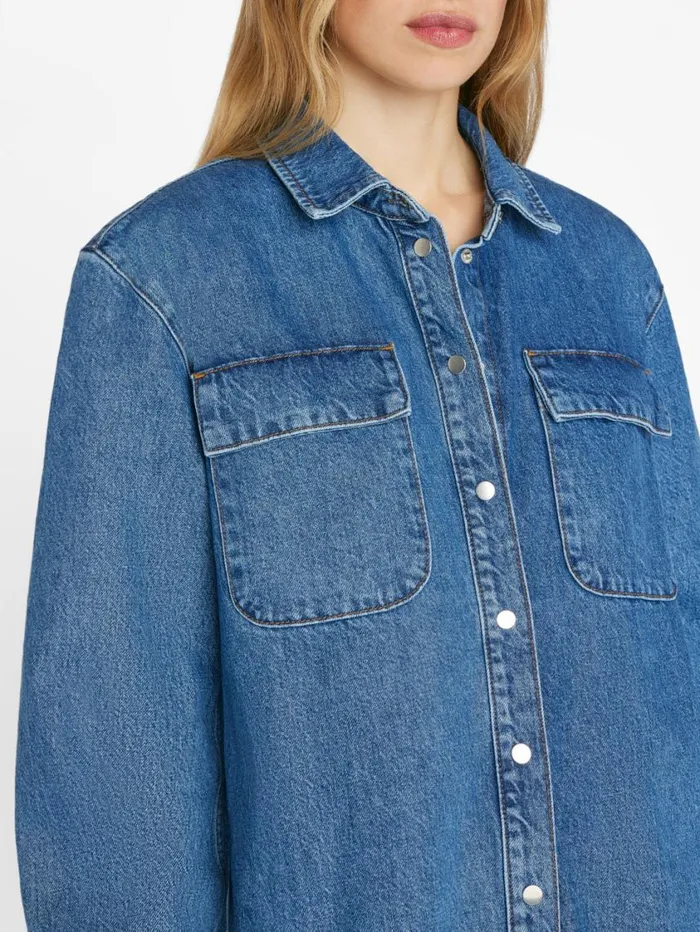 Women Tops and Blouses FRAME A Line Shirt Dress 8212 Brisk Women Tops and Blouses FRAME A Line Shirt Dress 8212 Brisk