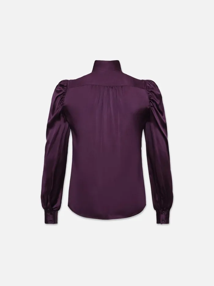 Women Tops and Blouses FRAME Gillian Long Sleeve Top 8212 Plum Women Tops and Blouses FRAME Gillian Long Sleeve Top 8212 Plum