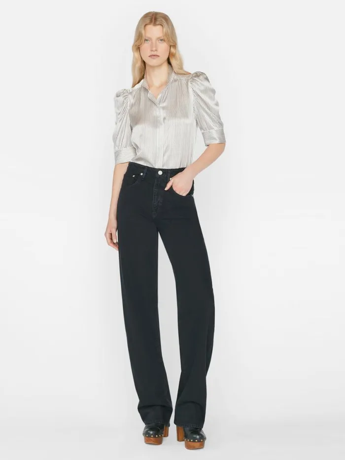 Women Tops and Blouses FRAME Gillian Top 8212 Bone Multi Women Tops and Blouses FRAME Gillian Top 8212 Bone Multi