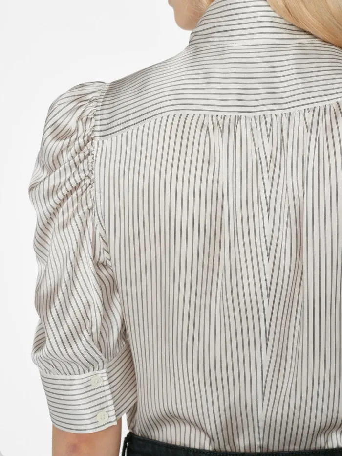 Women Tops and Blouses FRAME Gillian Top 8212 Bone Multi Women Tops and Blouses FRAME Gillian Top 8212 Bone Multi