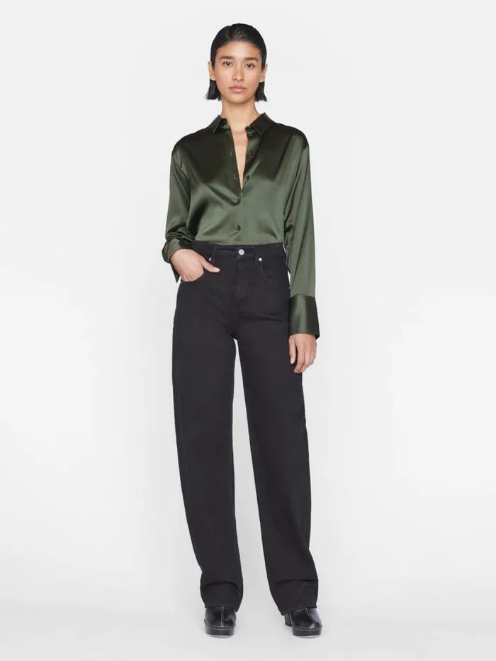 Women Tops and Blouses FRAME The Standard Shirt 8212 Surplus Women Tops and Blouses FRAME The Standard Shirt 8212 Surplus