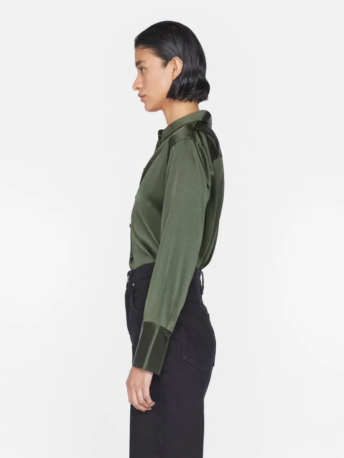 Women Tops and Blouses FRAME The Standard Shirt 8212 Surplus Women Tops and Blouses FRAME The Standard Shirt 8212 Surplus