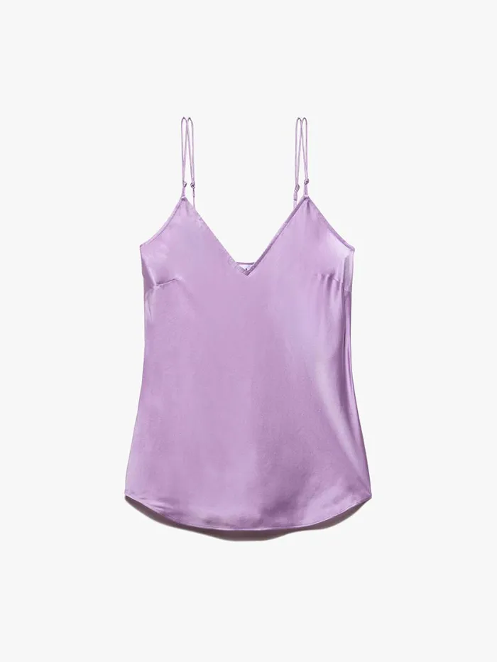 Women Tops and Blouses FRAME VNeck Cami Top 8212 Lilac