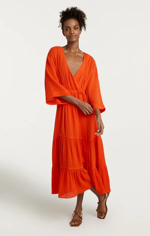 Women Torey Dress Cherrytomato Cinq Sept Coverups