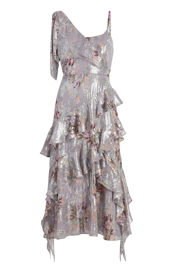 Women Trevor Dress Greymulti Cinq Sept Midi