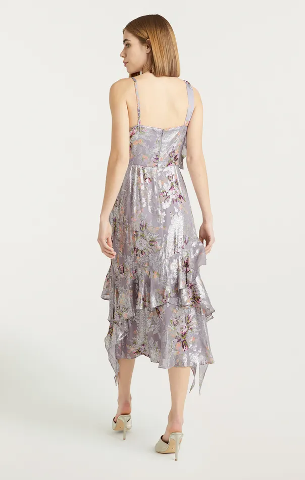 Women Trevor Dress Greymulti Cinq Sept Midi
