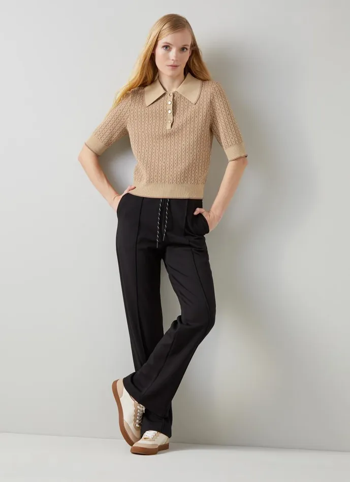 Women Trousers LKBennett Ada Black Trousers With LENZING ECOVERO Viscose Black Women Trousers LKBennett Ada Black Trousers With LENZING ECOVERO Viscose Black