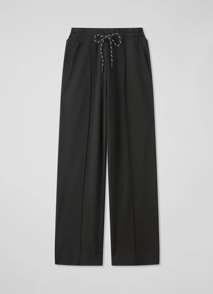Women Trousers LKBennett Ada Black Trousers With LENZING ECOVERO Viscose Black