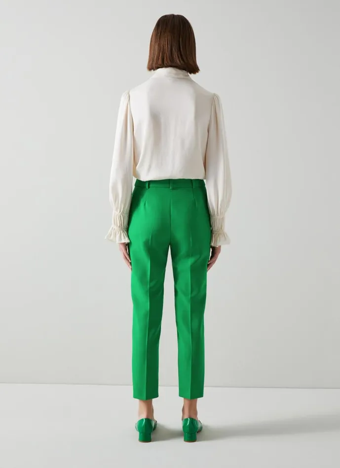 Women Trousers LKBennett Mariner Green Cigarette Trousers Fern Green Women Trousers LKBennett Mariner Green Cigarette Trousers Fern Green