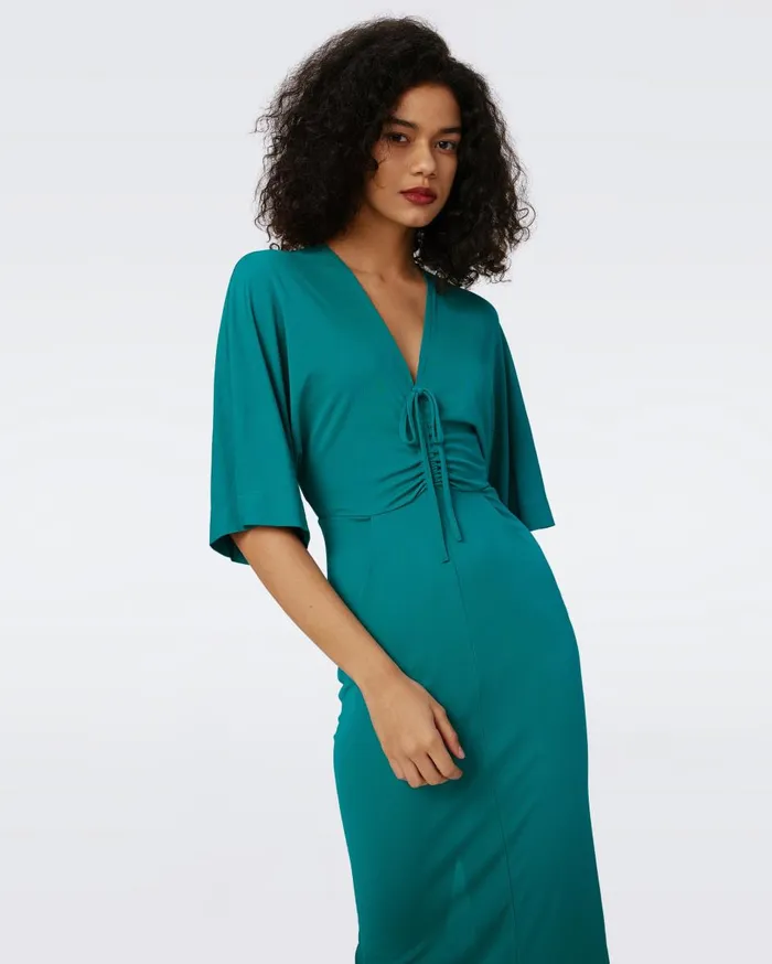 Women Valerie Dress Emerald DVF Dresses