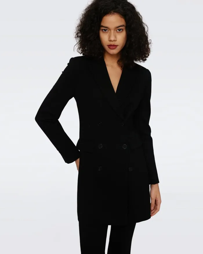 Women Virginia Jacket Black DVF Jackets and Coats