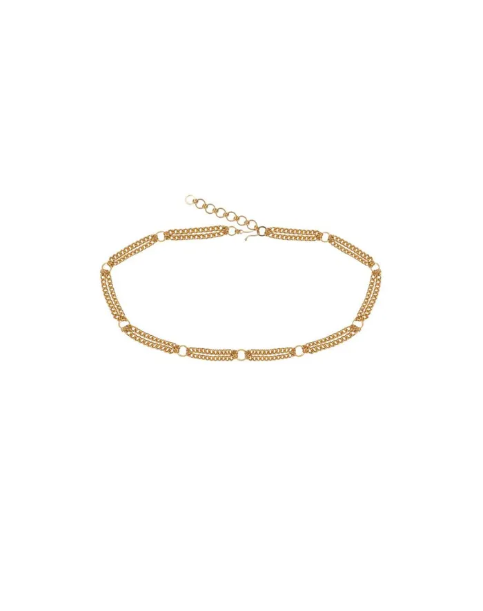 Women ViX Paula Hermanny Belts Baska Belt 8211 Gold