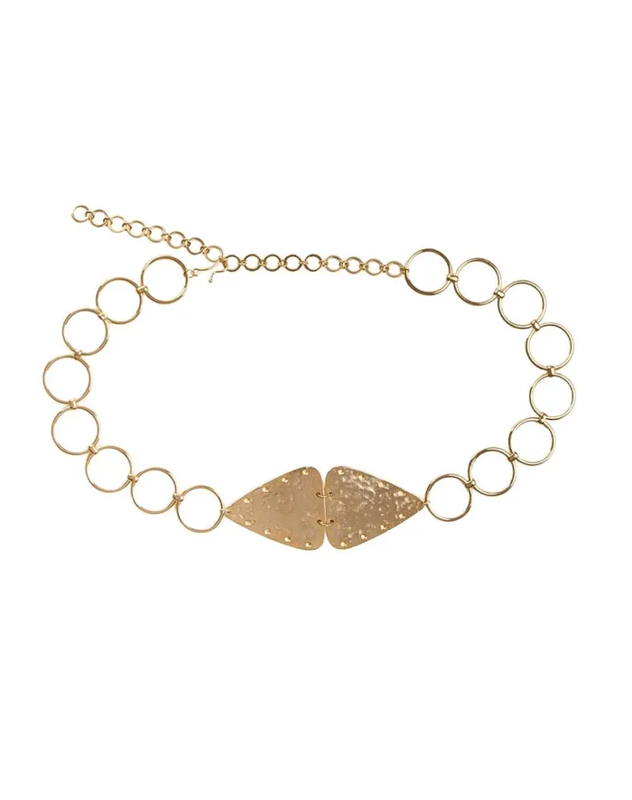 Women ViX Paula Hermanny Belts Cloe Belt 8211 Gold