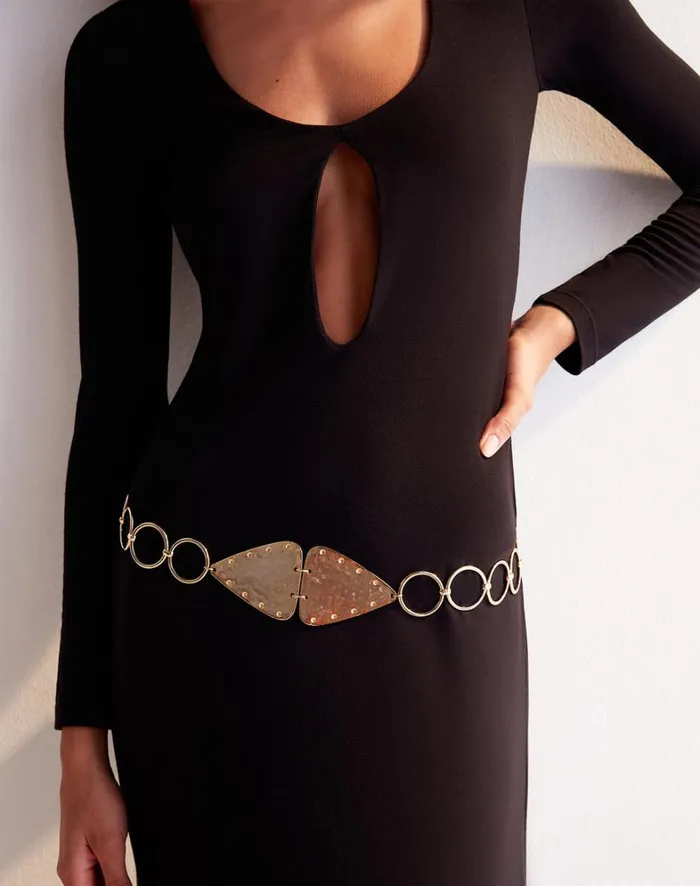 Women ViX Paula Hermanny Belts Cloe Belt 8211 Gold