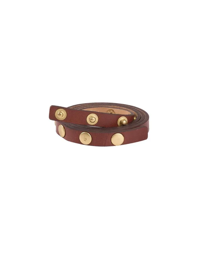 Women ViX Paula Hermanny Belts Slim Belt 8211 Brown