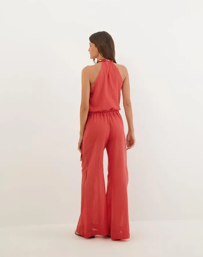 Women ViX Paula Hermanny Bottoms Cecilia Pants 8211 Raspberry