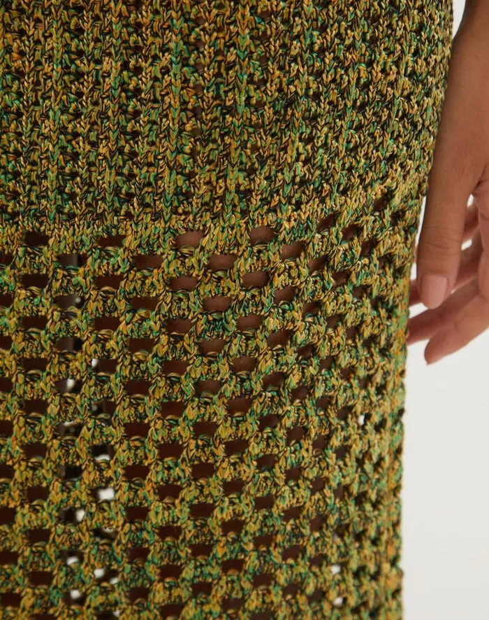 Women ViX Paula Hermanny Bottoms Knit Aria Midi Skirt 8211 Green