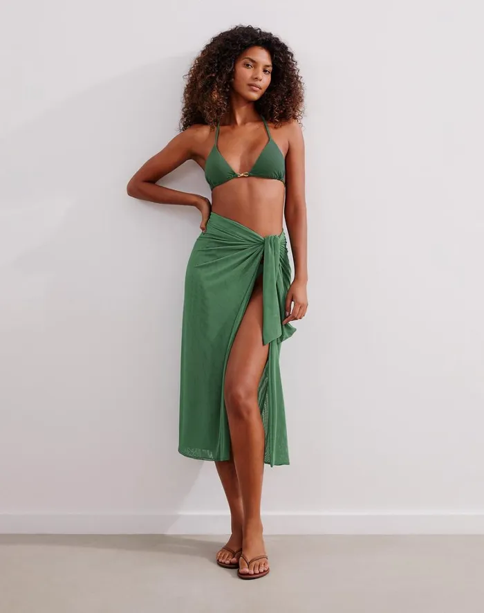 Women ViX Paula Hermanny Cover Ups Amanda Midi Skirt 8211 Aspen