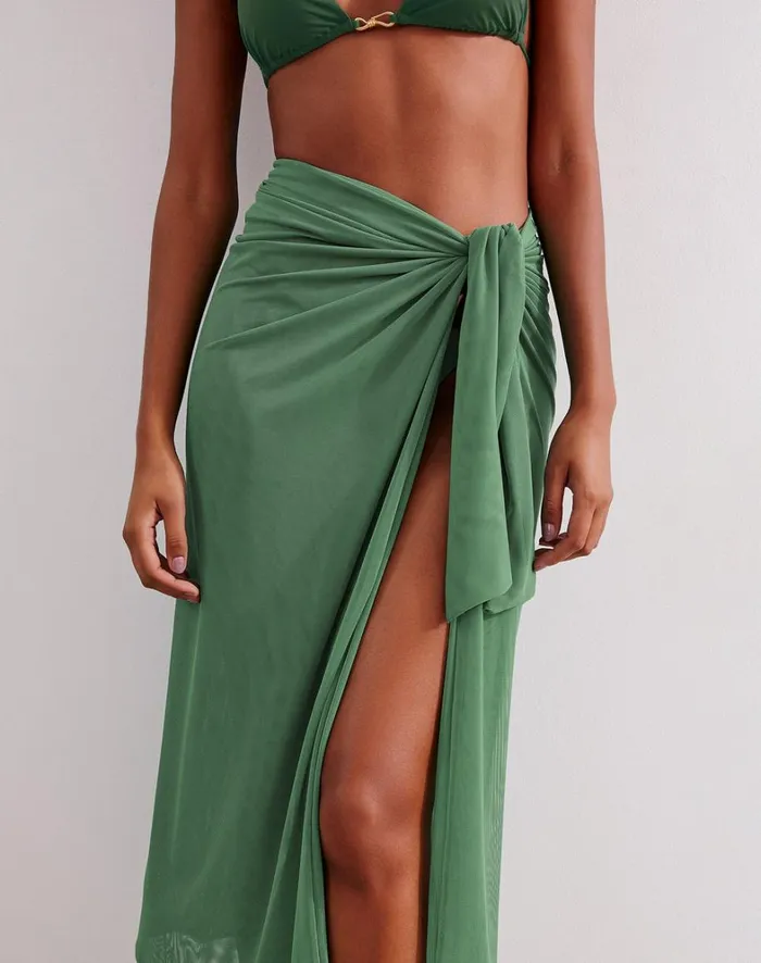 Women ViX Paula Hermanny Cover Ups Amanda Midi Skirt 8211 Aspen